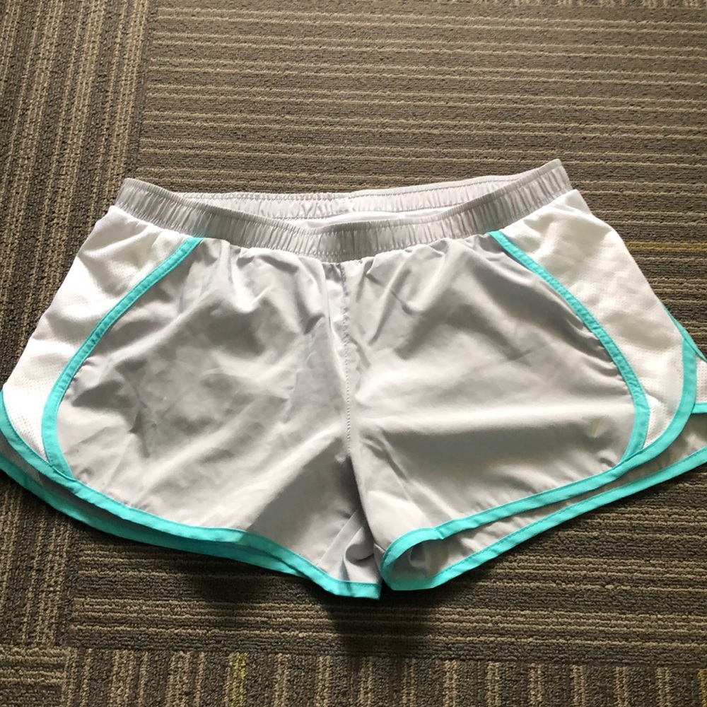 Old Navy Active gray and teal running shorts